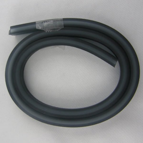 0,50 Cm PVC holle rechthoek Donkergrijs