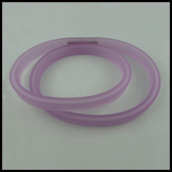 0,50 Cm PVC holle rechthoek Violet Roze