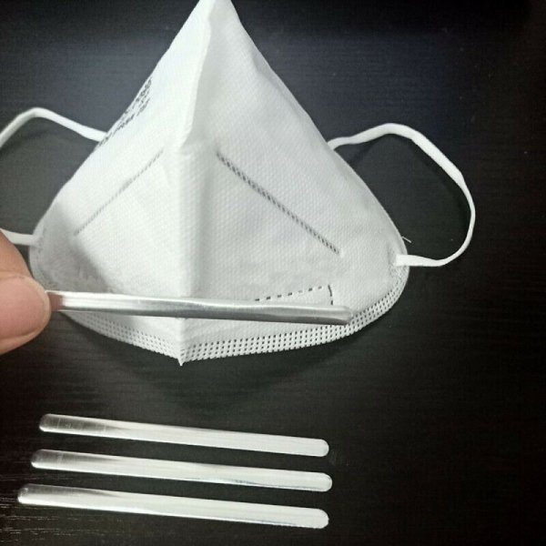 100 stuks Neusbrugstrip Thermisch hechtend maskeraccessoire N&deg;01 Neusbeugel Maskerbevestiging.