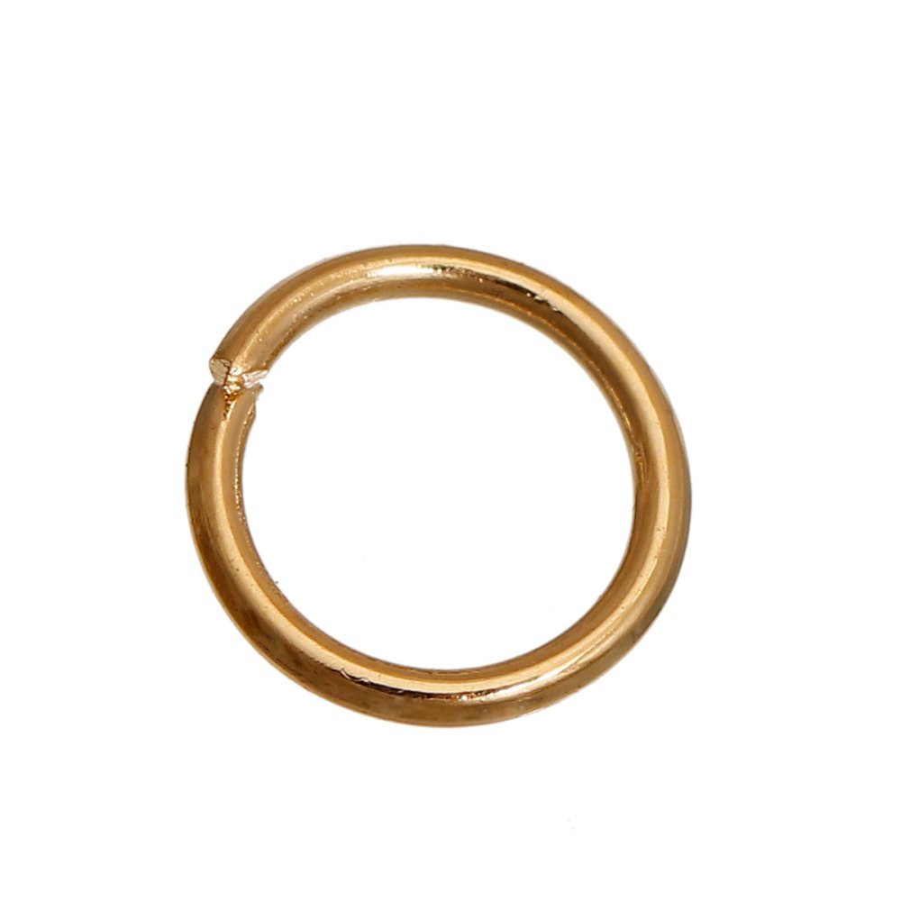 10 Open verbindingsringen 06 mm 01 14K verguld