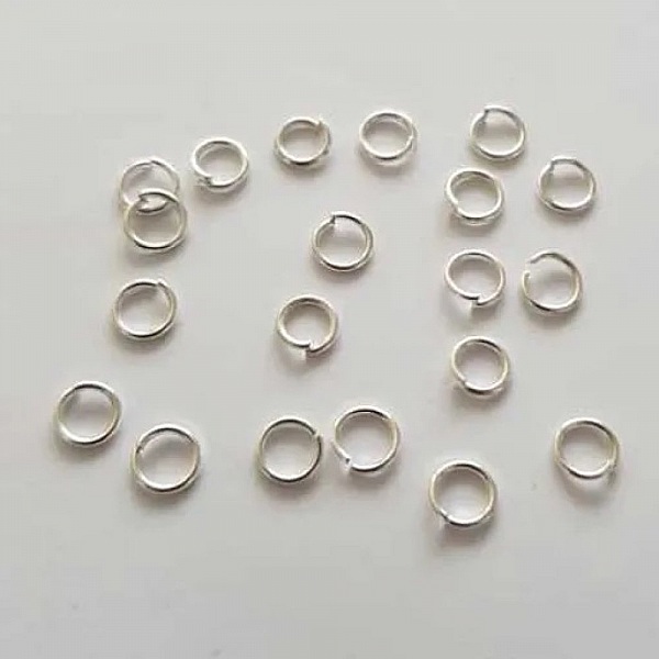 10 Anneaux de jonction ouvert 05 mm Argent N&deg;02