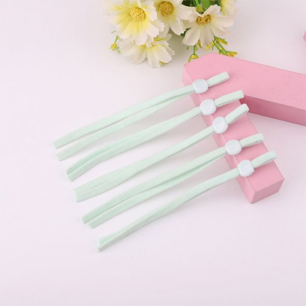10 Mint Groene Elastische Koord Banden met Verstelbare Gesp voor Masker...