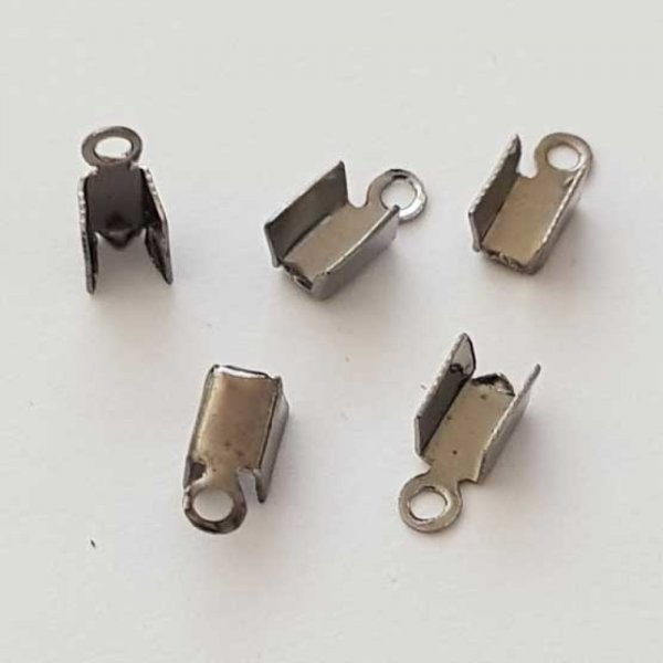 10 Embouts &agrave; coller Serres Cordons Canon De Fusil 4 x 3 mm N&deg;01