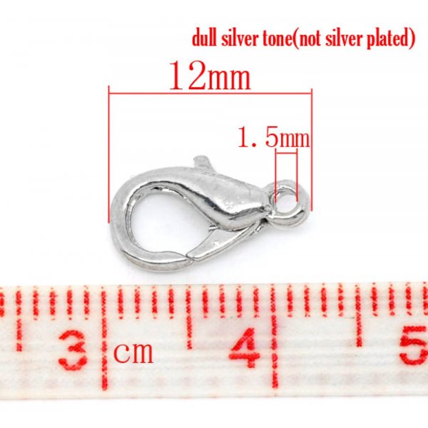 10 Karabijnhaken 12 x 07 mm.