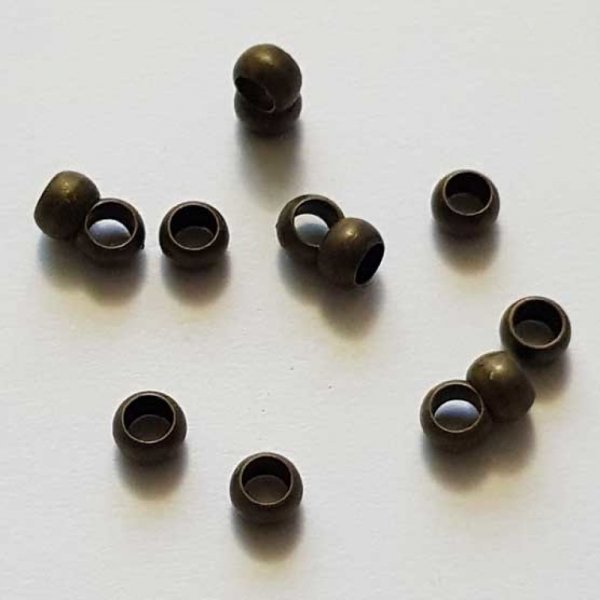 10 Perles &agrave; &eacute;craser de 2.5 mm