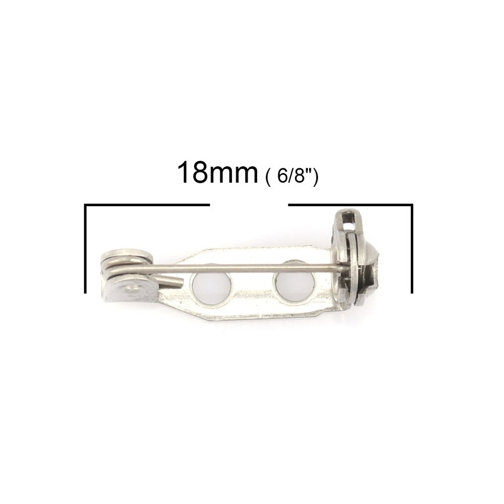 10 Spindelsteunen 18mm Roestvrij Staal N°01