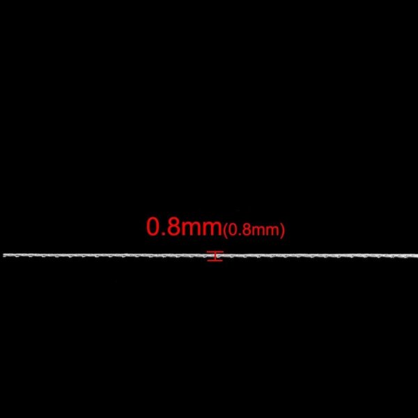10 meter zilveren metalen ketting voor het maken van kettingen, armbanden en doe-het-zelf kettingen