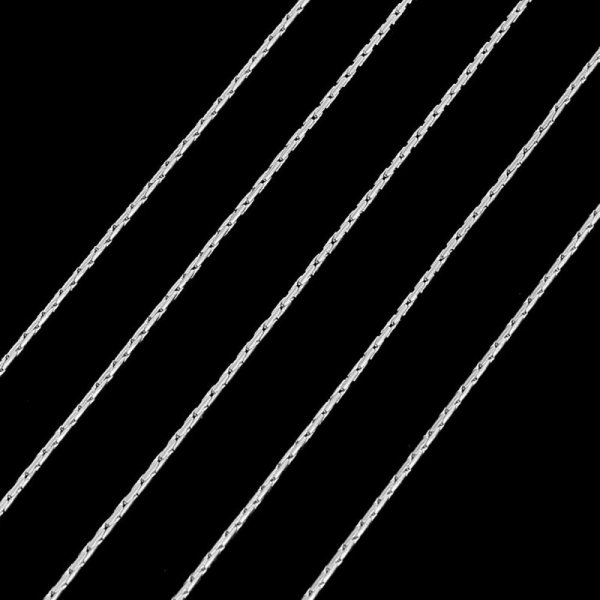 10 meter zilveren metalen ketting voor het maken van kettingen, armbanden en doe-het-zelf kettingen