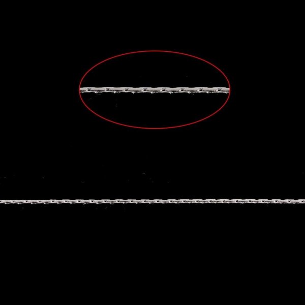 10 meter zilveren metalen ketting voor het maken van kettingen, armbanden en doe-het-zelf kettingen