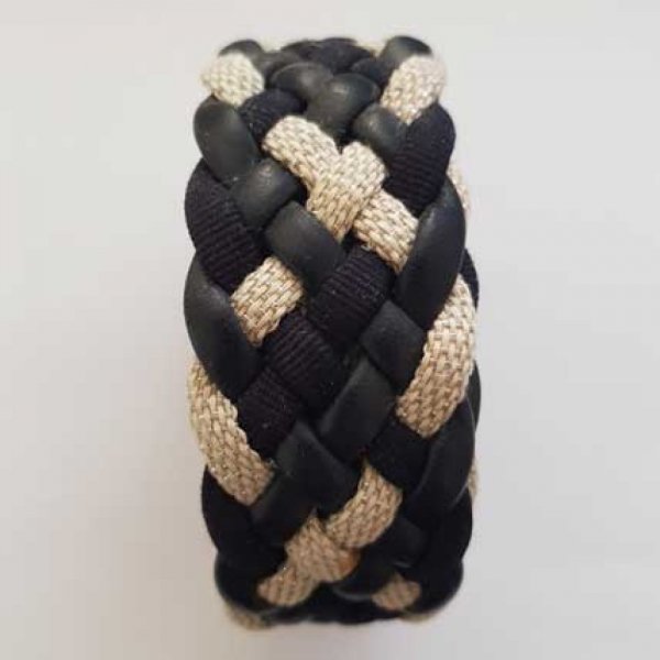 1.60 m&egrave;tre cuir tress&eacute; n&deg;17 30 mm