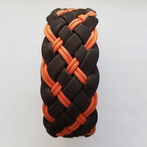 1.15 m&egrave;tre cuir tress&eacute; n&deg;08 35 mm