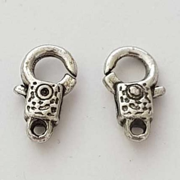 1 Sierlijke karabijnsluiting 12 x 06 mm