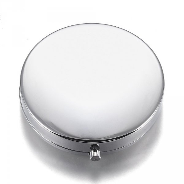 1 te personaliseren pillendoosje Zilver N&deg;02