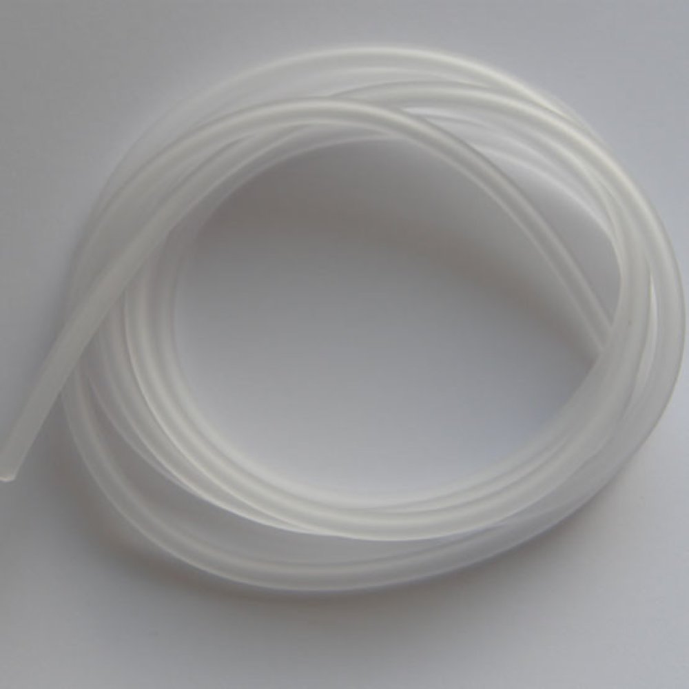 1 meter Pvc Holle Koord 3 mm Wit