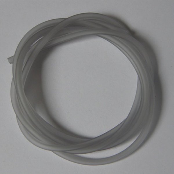 1 meter Pvc hol koord 3 mm lichtgrijs
