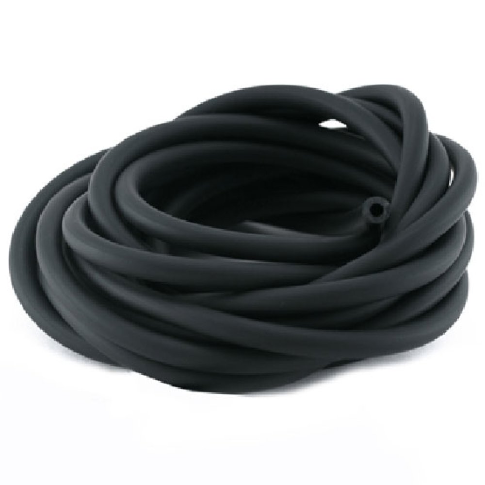 1 meter Pvc Holle Koord 3 mm Zwart
