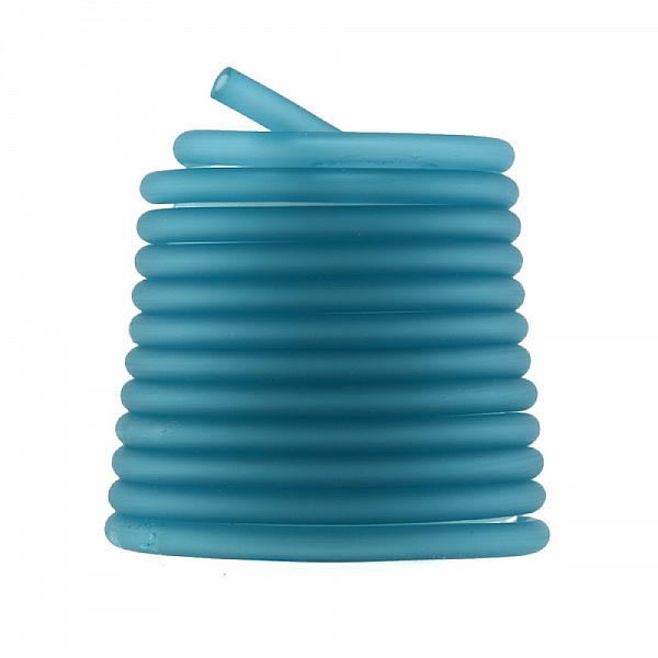 1 meter Pvc hol koord 3 mm Turkoois