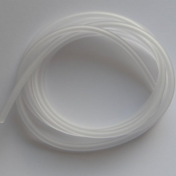 1 meter Pvc Holle Koord 5 mm Wit