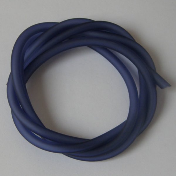 1 meter Pvc Holle Koord 5 mm Blauw Montana