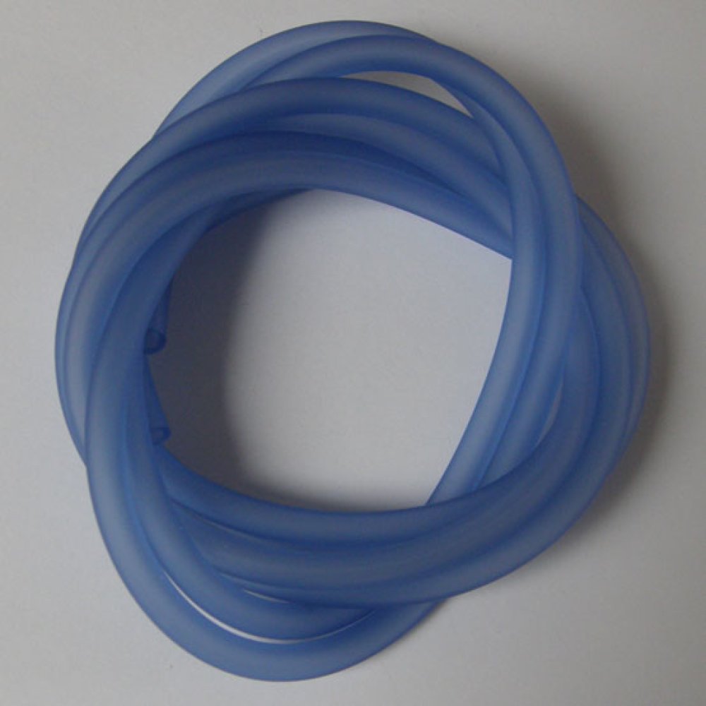 1 meter Pvc Holle Koord 5 mm Blauw Medium