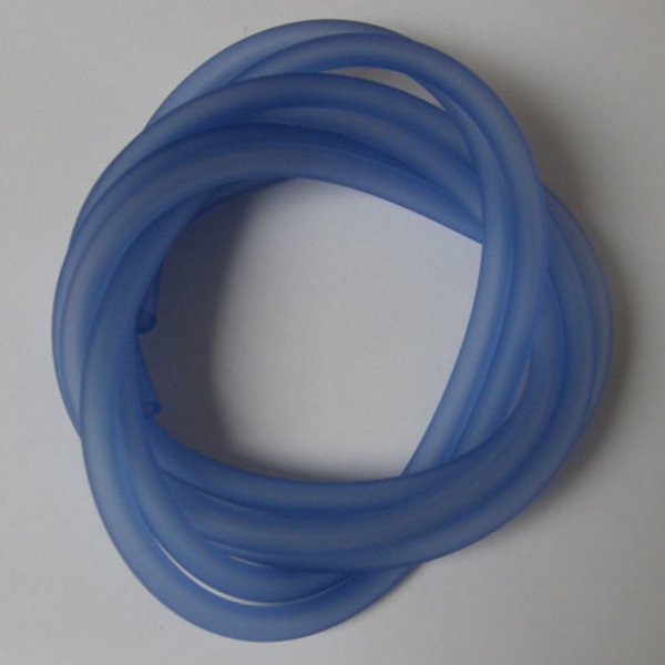 1 meter Pvc Holle Koord 5 mm Blauw Medium