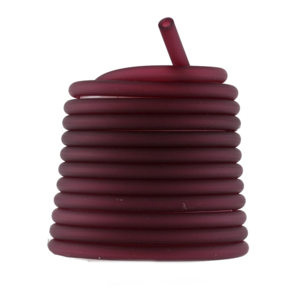1 meter Pvc holle koord 5 mm Bordeaux