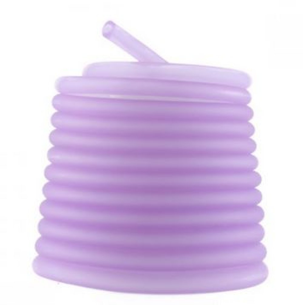 1 meter Pvc Holle Koord 5 mm Lila