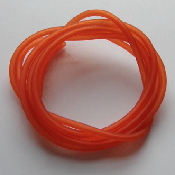 1 meter Pvc Holle Koord 5 mm Oranje