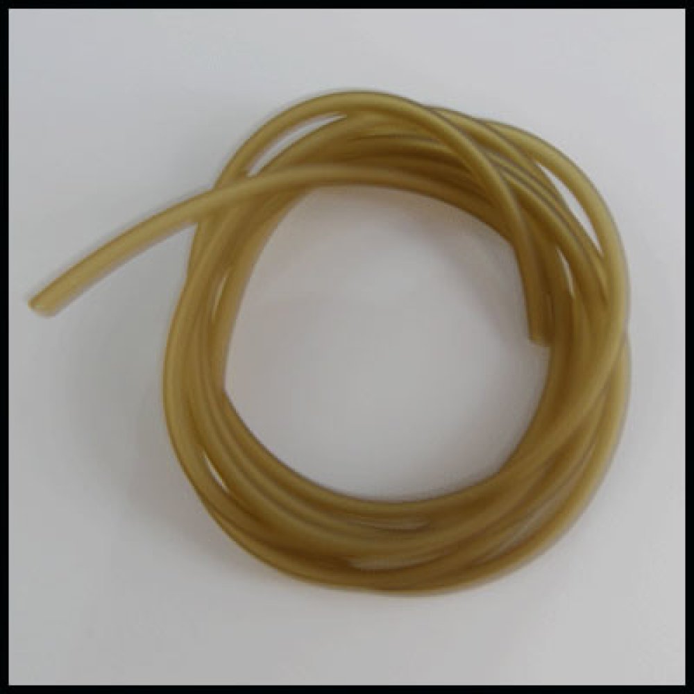 1 meter Pvc Holle Koord 5 mm Olijfgroen