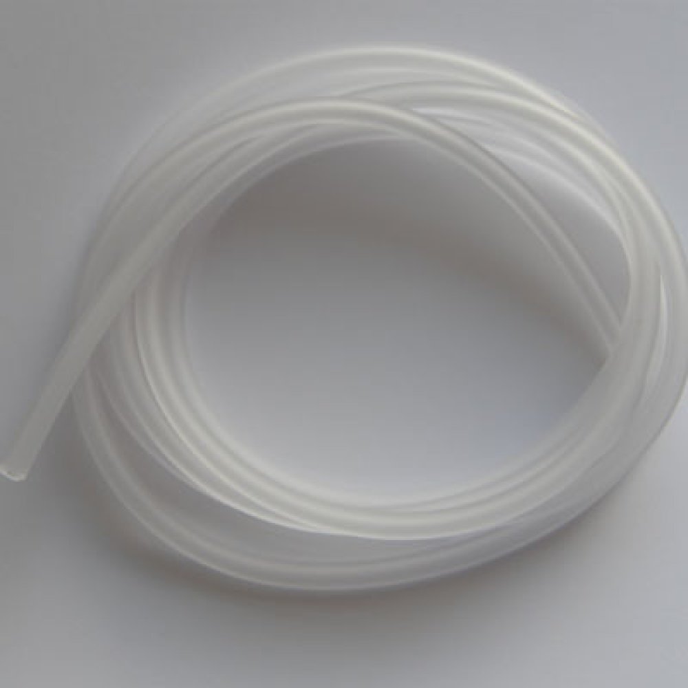 1 meter Pvc Holle Koord 6,5 mm Wit