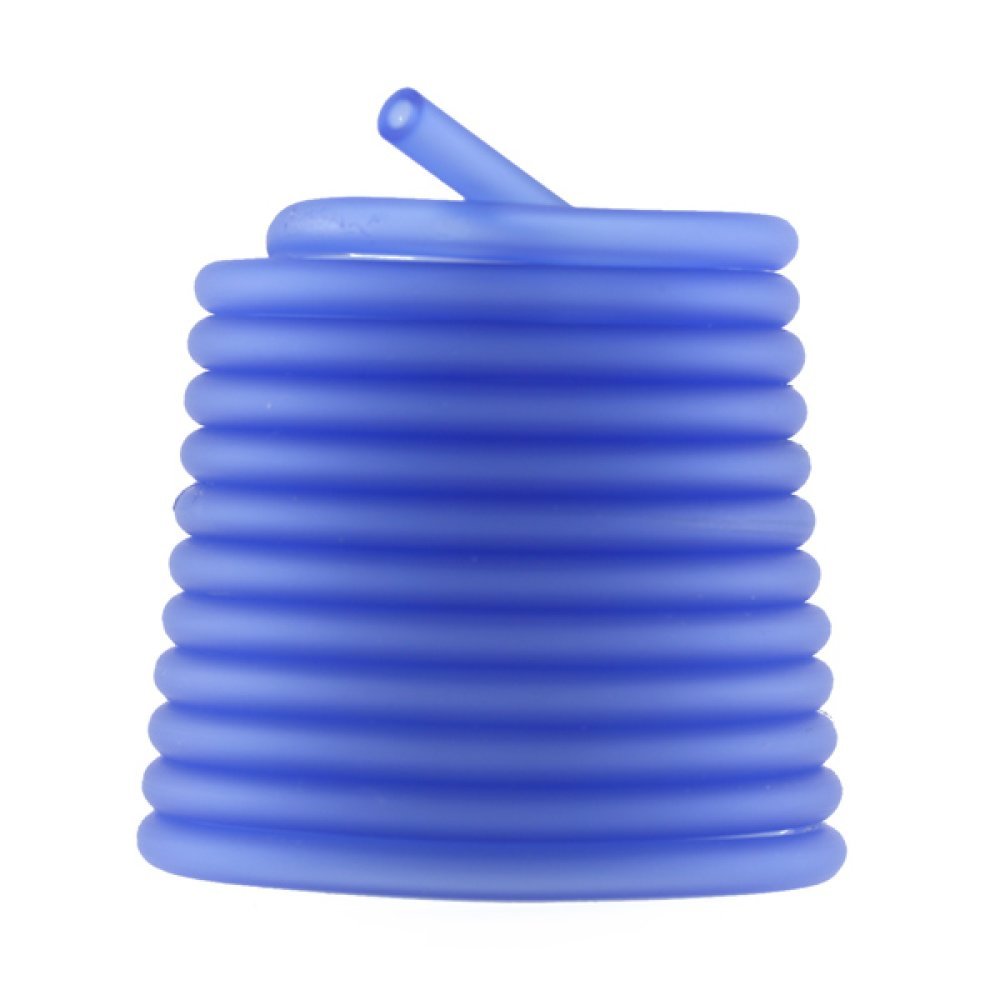 1 meter Pvc Holle Koord 6,5 mm Blauw Medium