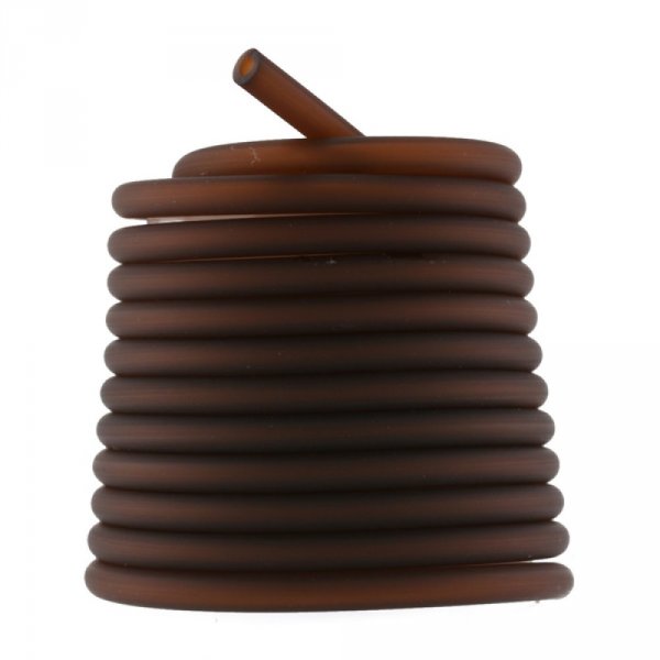 1 meter Pvc Holle Koord 6,5 mm Karamel