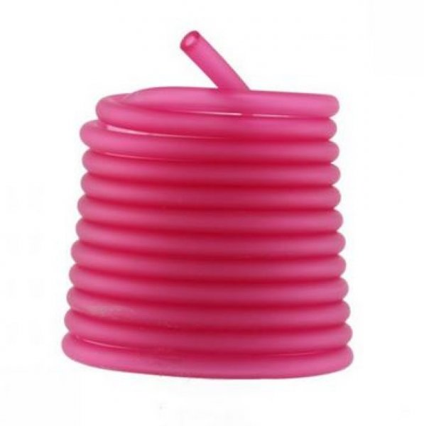 1 meter Pvc Holle Koord 6,5 mm Fushia Medium