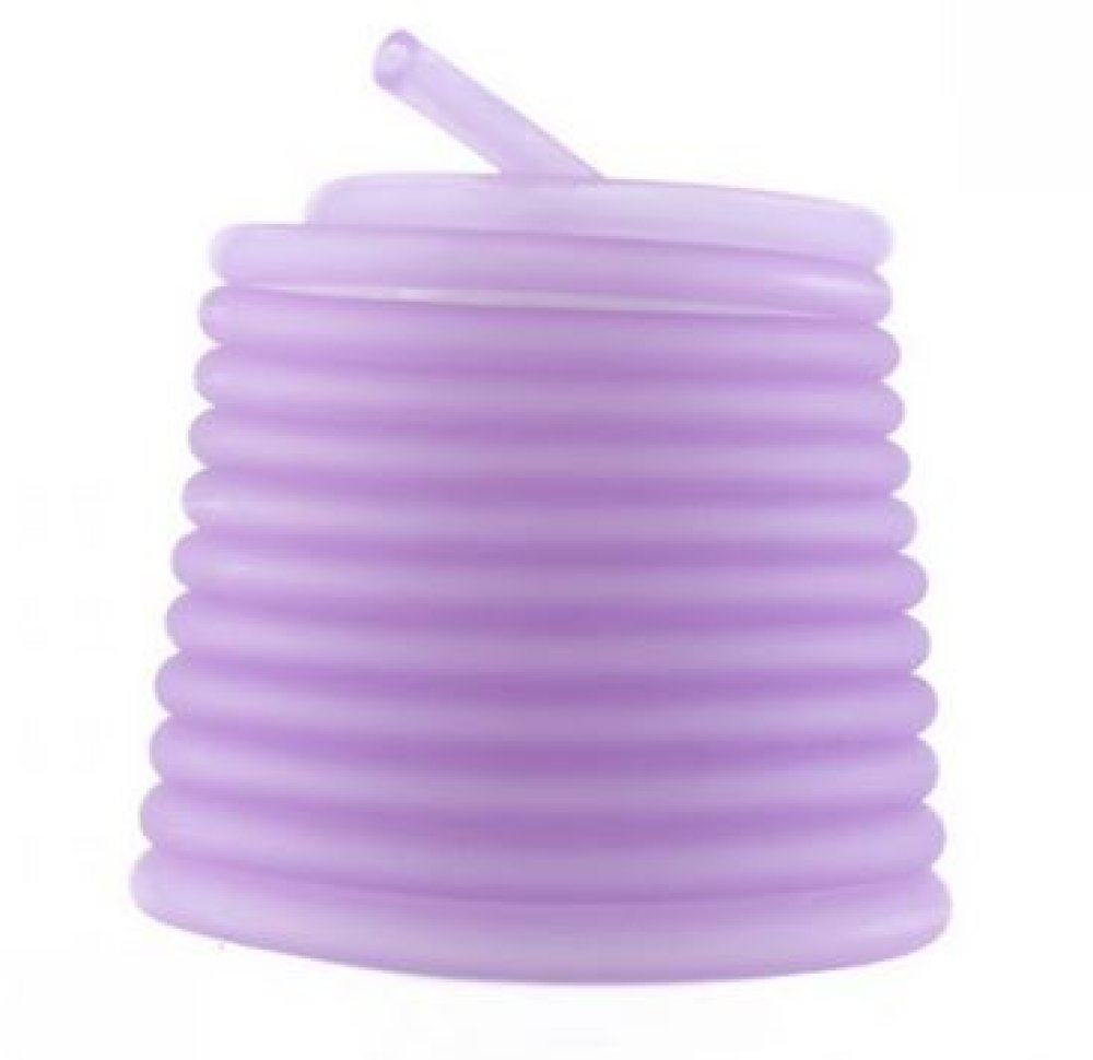 1 meter Pvc Holle Koord 6,5 mm Lila