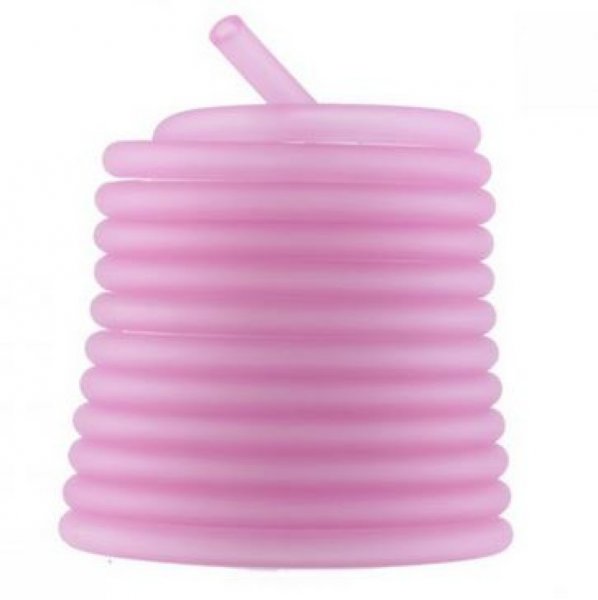 1 meter Pvc Holle Koord 6,5 mm Violet Roze