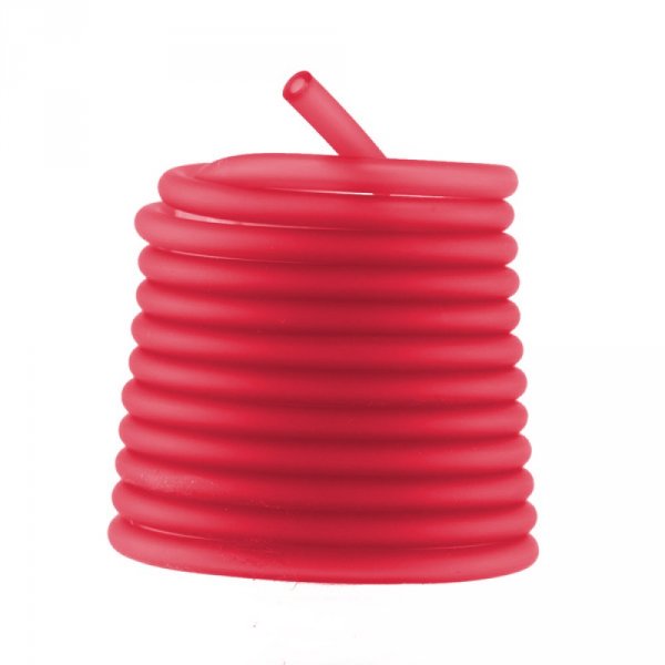 1 meter Pvc Holle Koord 6,5 mm Licht Rood