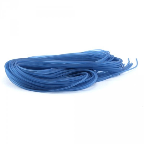 1 meter Turquoise PVC draad van 1,5 mm.
