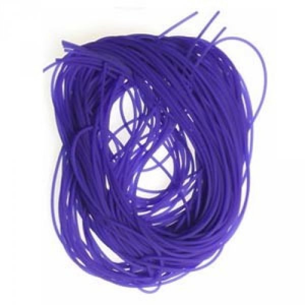 1 meter 1,5 mm Violet PVC draad.