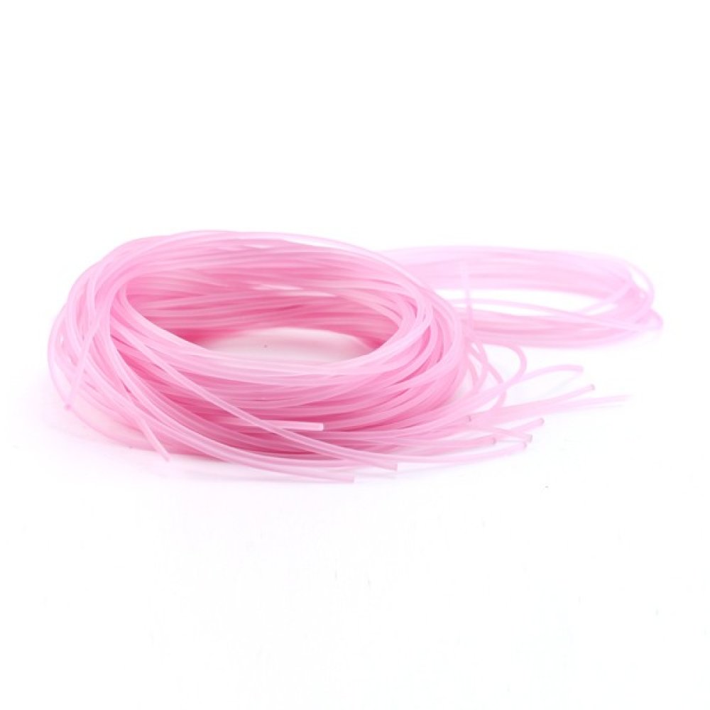1 meter 1,5 mm Violet Roze PVC draad.