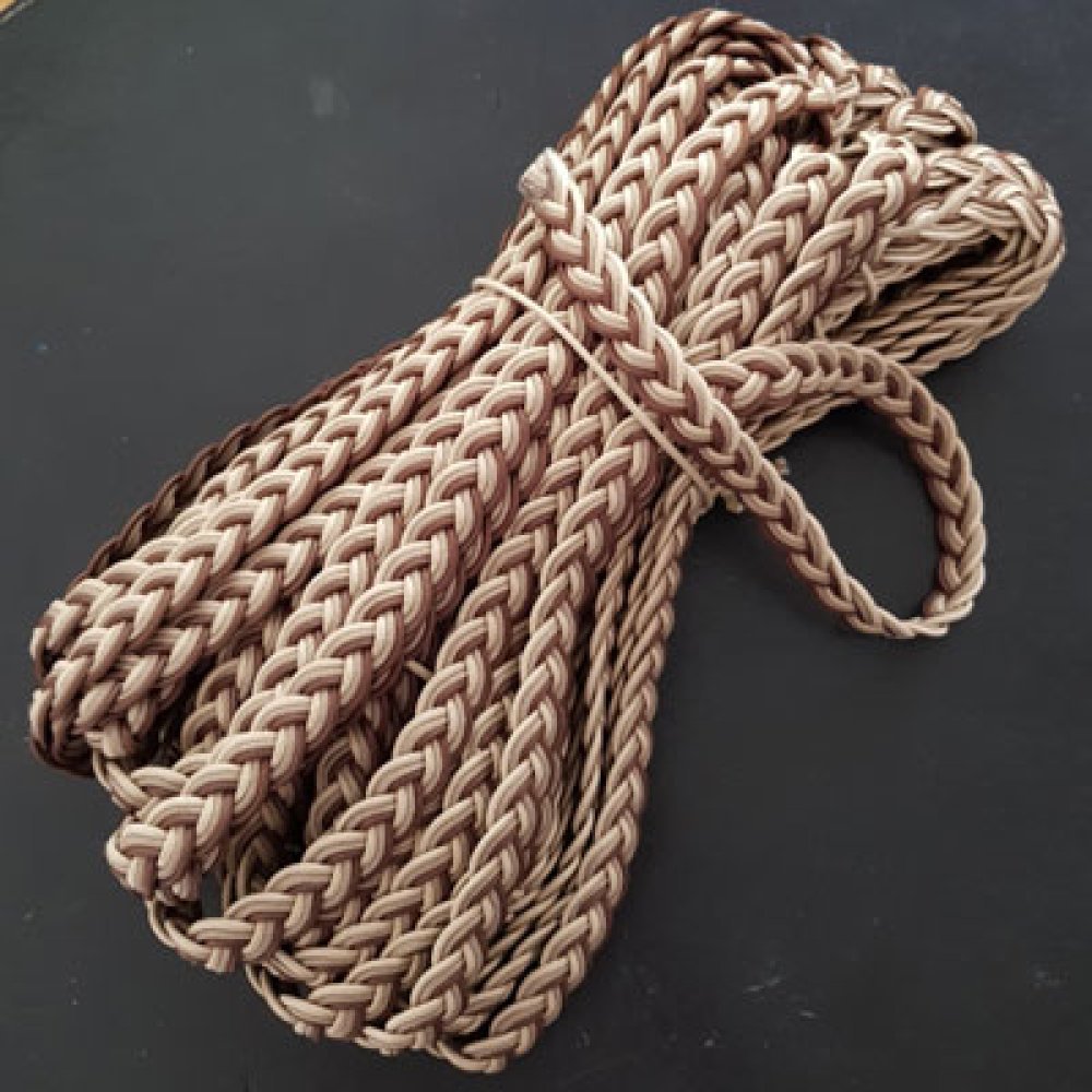 1 meter gevlochten gewaxte vlecht 20 mm N°02