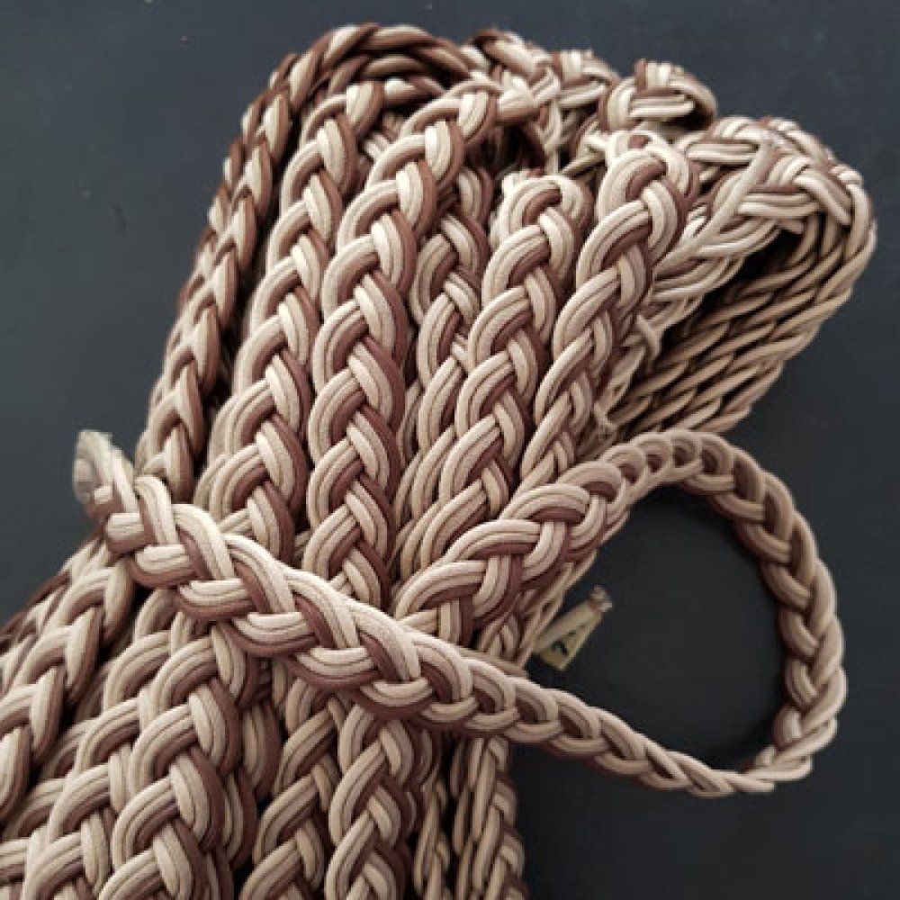 1 meter gevlochten gewaxte vlecht 20 mm N°02