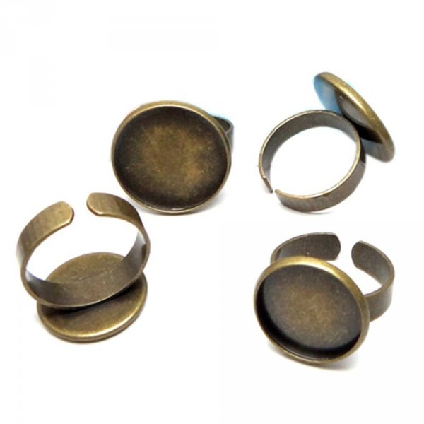 1 support bague plateau de 20 mm Bronze N&deg;003