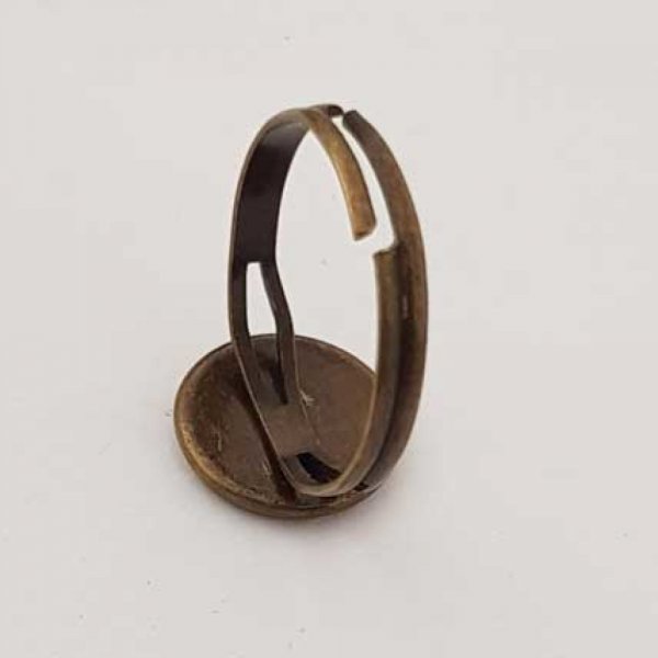 1 support bague r&eacute;glable de 10 mm Bronze N&deg;20