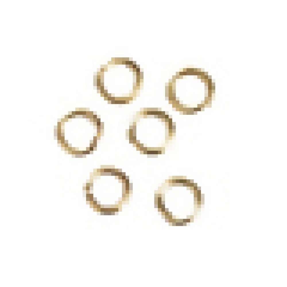 20 open verbindingsringen 04 mm goud