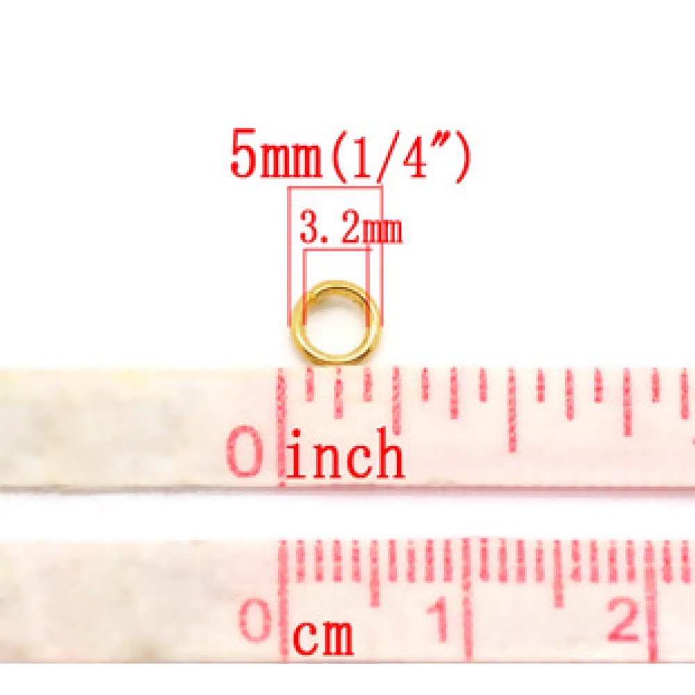 20 open verbindingsringen 05 mm goud