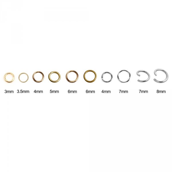 20 Open voegringen 04 mm Roestvrij staal nr. 01-02