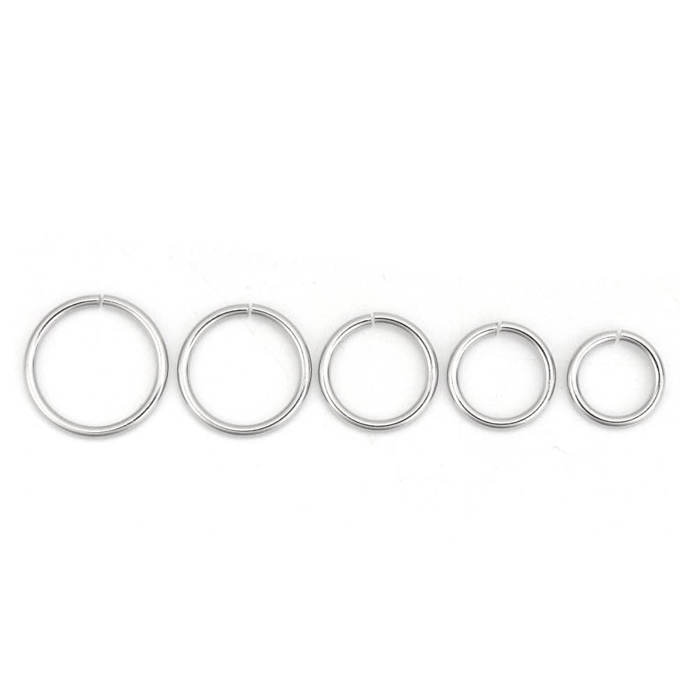 20 Open verbindingsringen 15 mm roestvrij