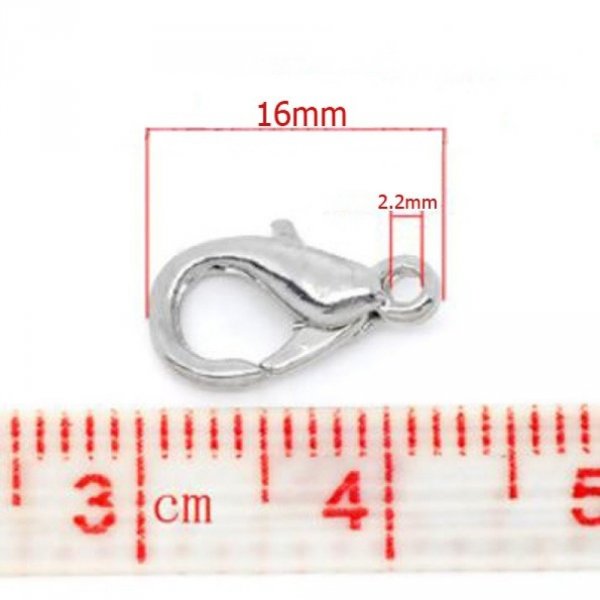 20 karabijnhaken 16 x 09 mm.