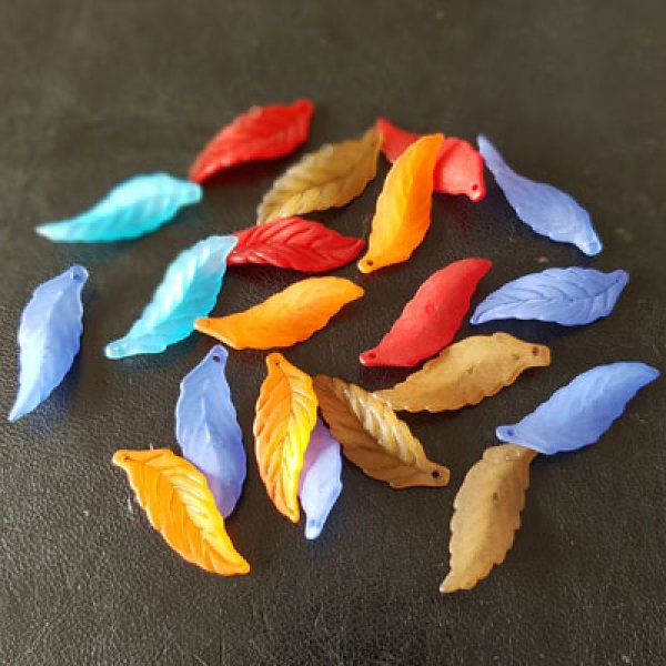 20 geassorteerde bamboe bladeren