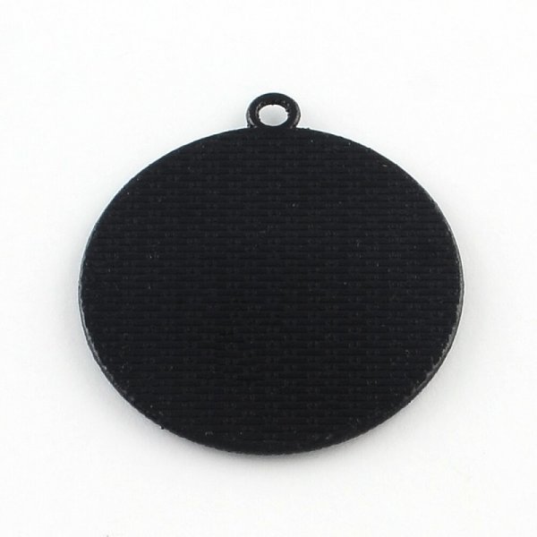 20 x 30mm zwarte cabochonhouders, cabochonhangers 06NR